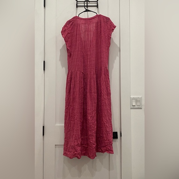 Apiece Apart Forte Maxi Dress Raspberry - Picture 6 of 8